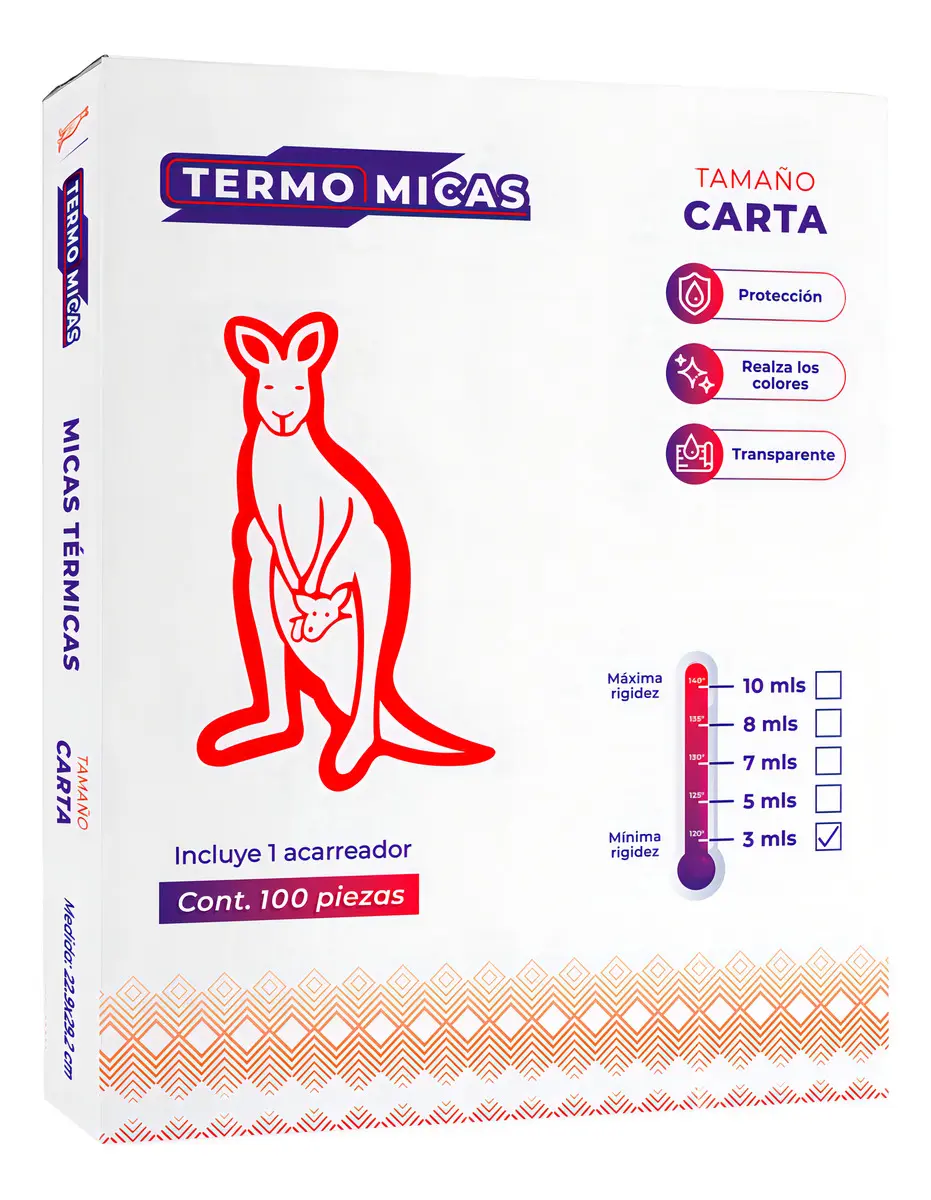 Mica Térmica CARTA Termomicas 3 Milésimas