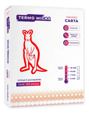 Mica Térmica CARTA Termomicas 5 Milésimas 100Pz